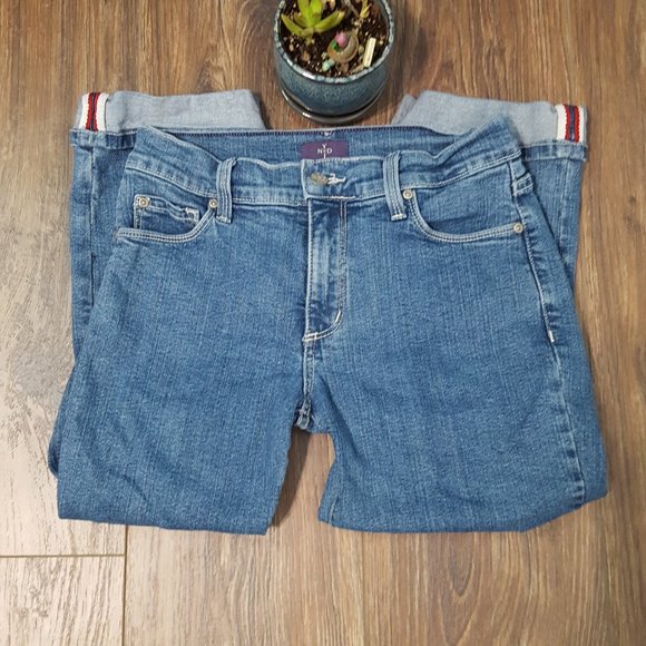 NYDJ Crop Skinny Leg Jeans Size 2 - Picture 1 of 7